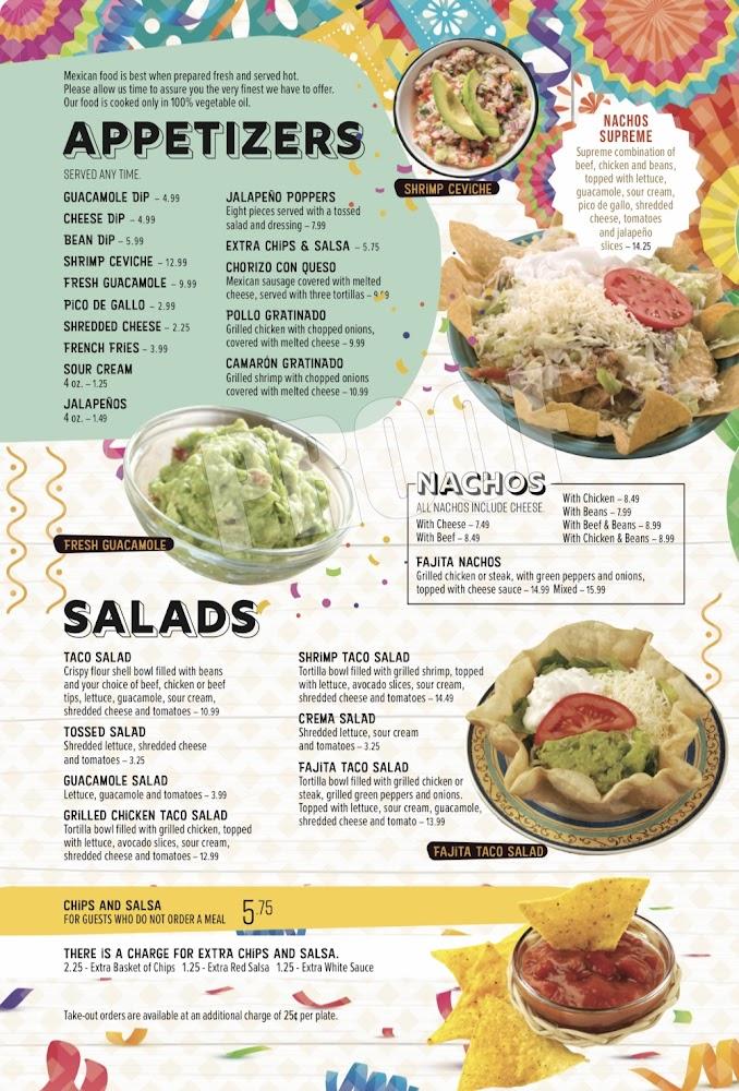 La Fiesta Mexican Grill Chimichangas, Fried Or Soft