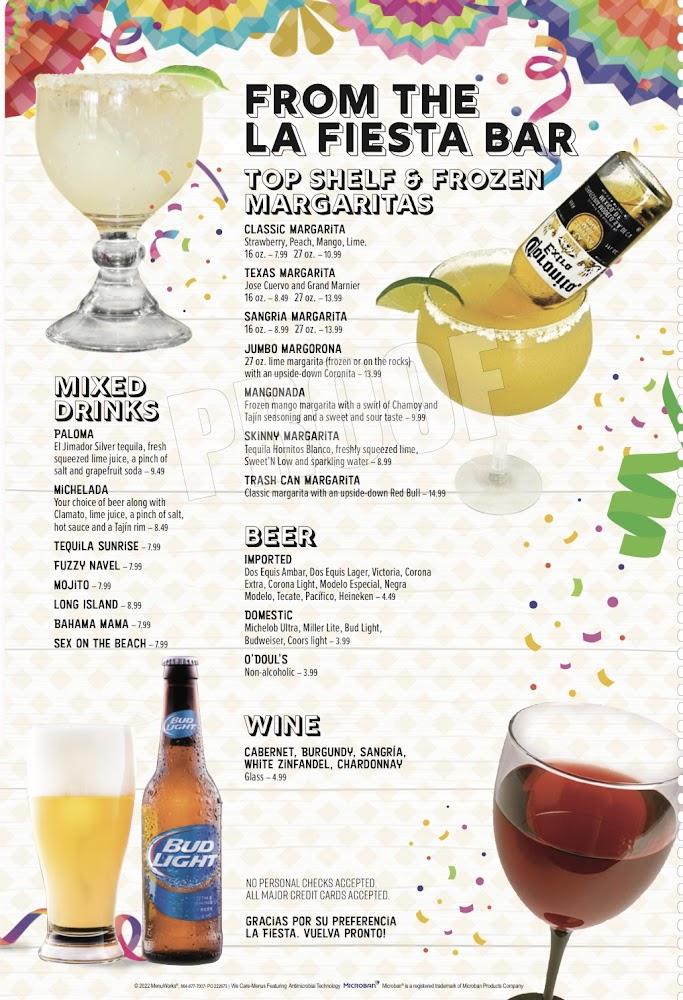 La Fiesta Mexican Grill Menu image 4